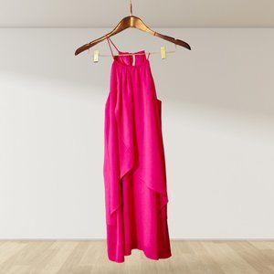 Hot Pink Tassel Dress